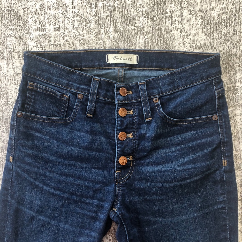 Madwell Button-Front Skinny Jeans